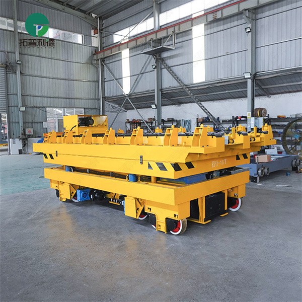 10Ton Factory Hydraulic Lift Battery Powered Rail Transfer Cart