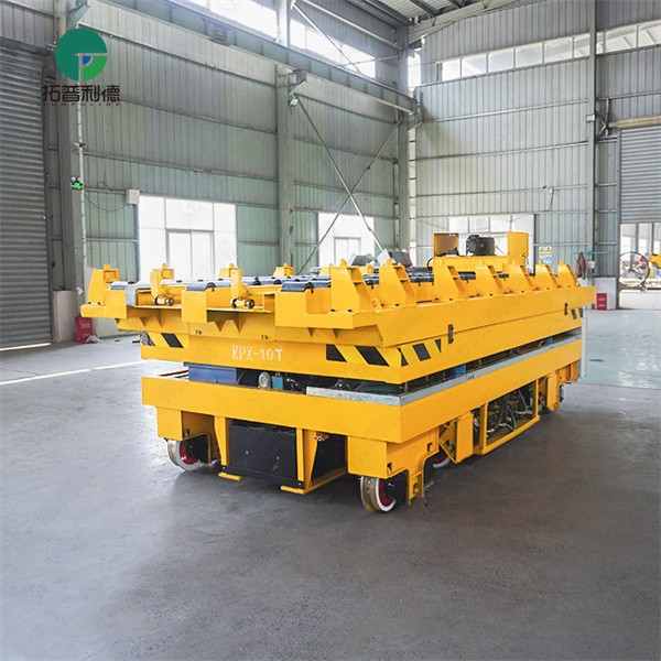 10Ton Factory Hydraulic Lift Battery Powered Rail Transfer Cart