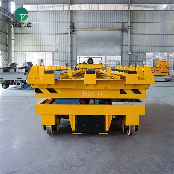 10Ton Factory Hydraulic Lift Battery Powered Rail Transfer Cart