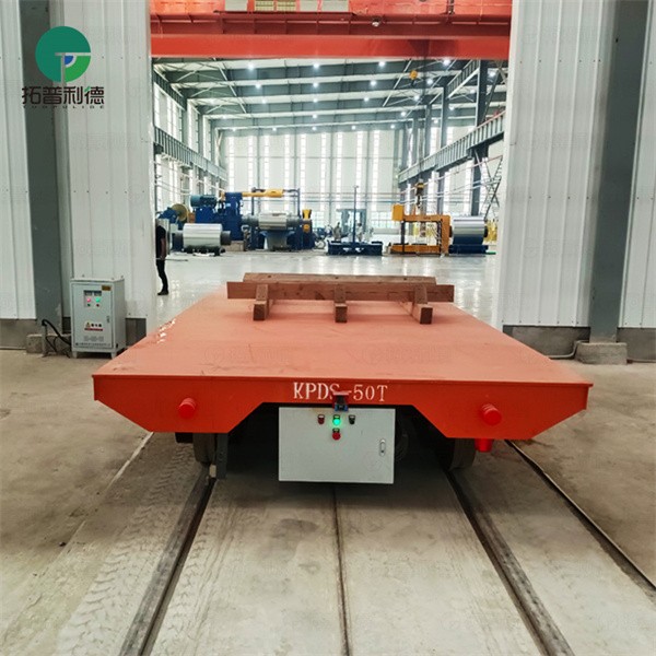 50Ton Customized Warehouse Rail Material Handling Transfer Cart