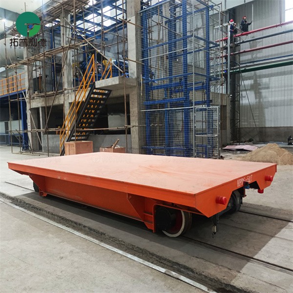 50Ton Customized Warehouse Rail Material Handling Transfer Cart