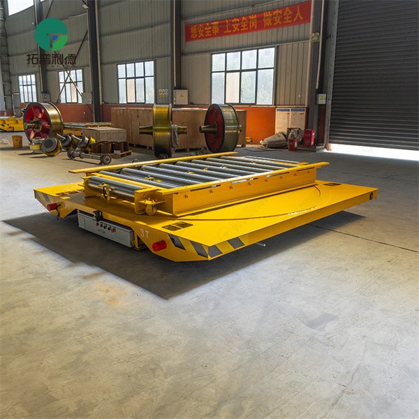 3T Factory Roller Rail Transfer Cart With Turntable