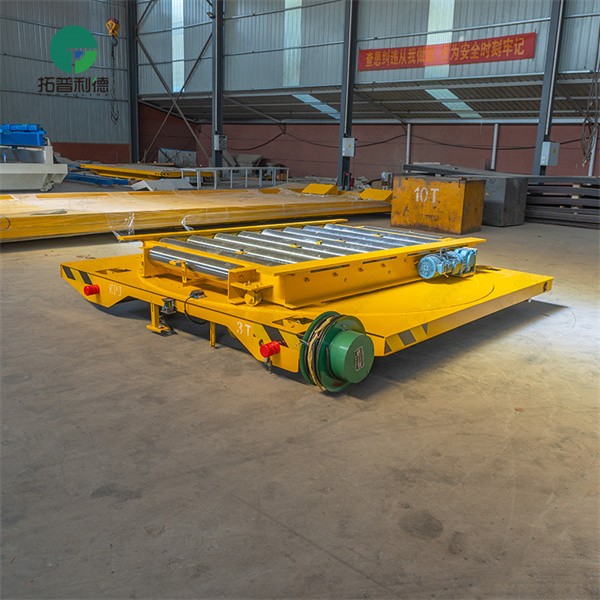 3T Factory Roller Rail Transfer Cart With Turntable