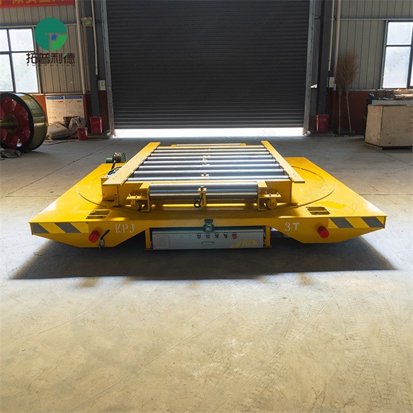 3T Factory Roller Rail Transfer Cart With Turntable