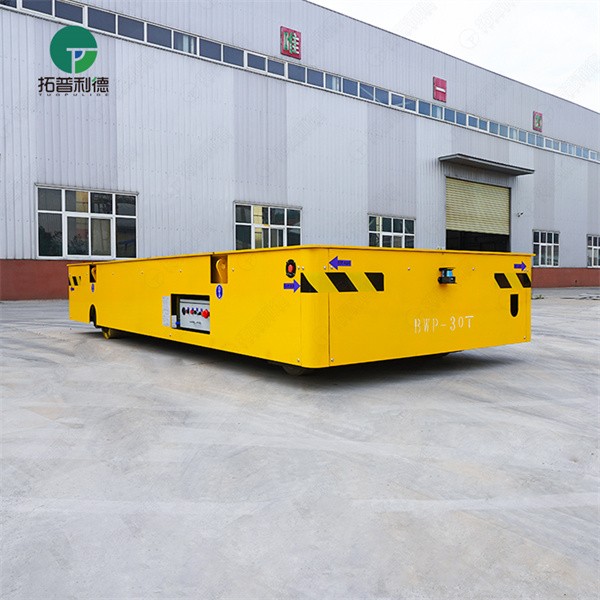 30T Trackless Turning Electric Material Transfer Carts