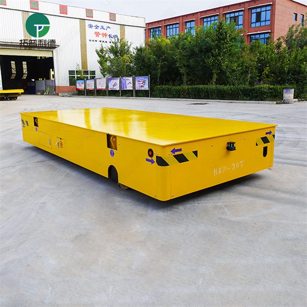 30T Trackless Turning Electric Material Transfer Carts