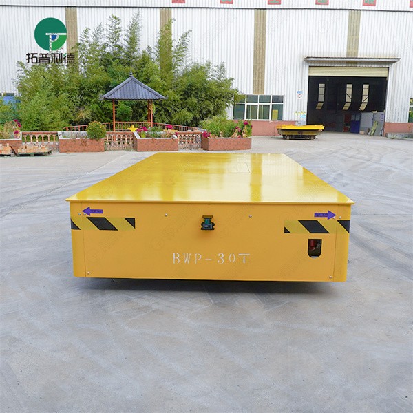 30T Trackless Turning Electric Material Transfer Carts