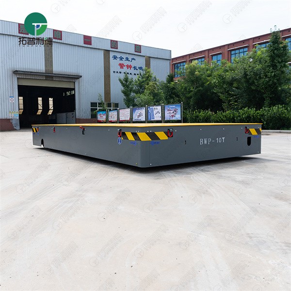 10Ton Turning Battery Powered Trackless Transfer Trolleys