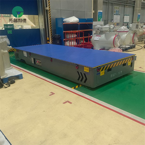 Customized 10T Steerable Factory Trackless Transfer Cart