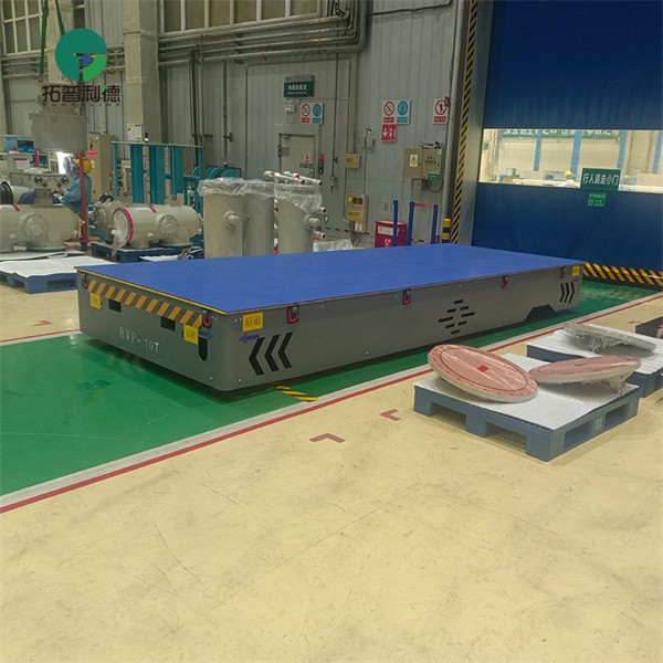 Customized 10T Steerable Factory Trackless Transfer Cart