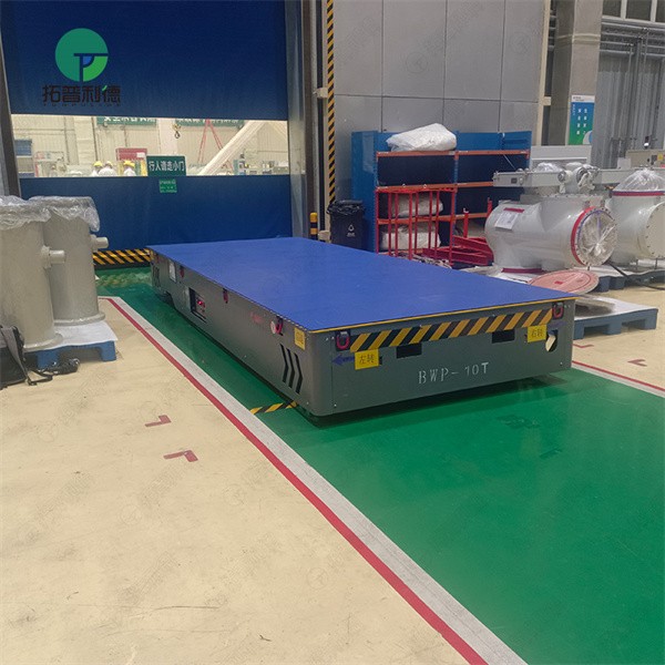 Customized 10T Steerable Factory Trackless Transfer Cart