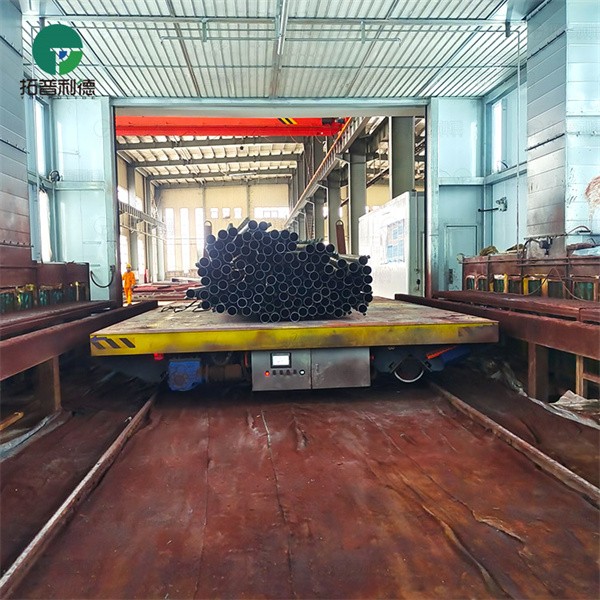 High Payload Customized Turning Rail Electric Transfer Cart