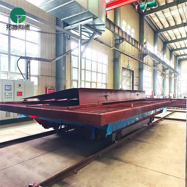 High Payload Customized Turning Rail Electric Transfer Cart