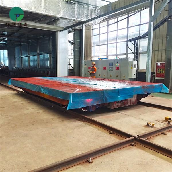 High Payload Customized Turning Rail Electric Transfer Cart