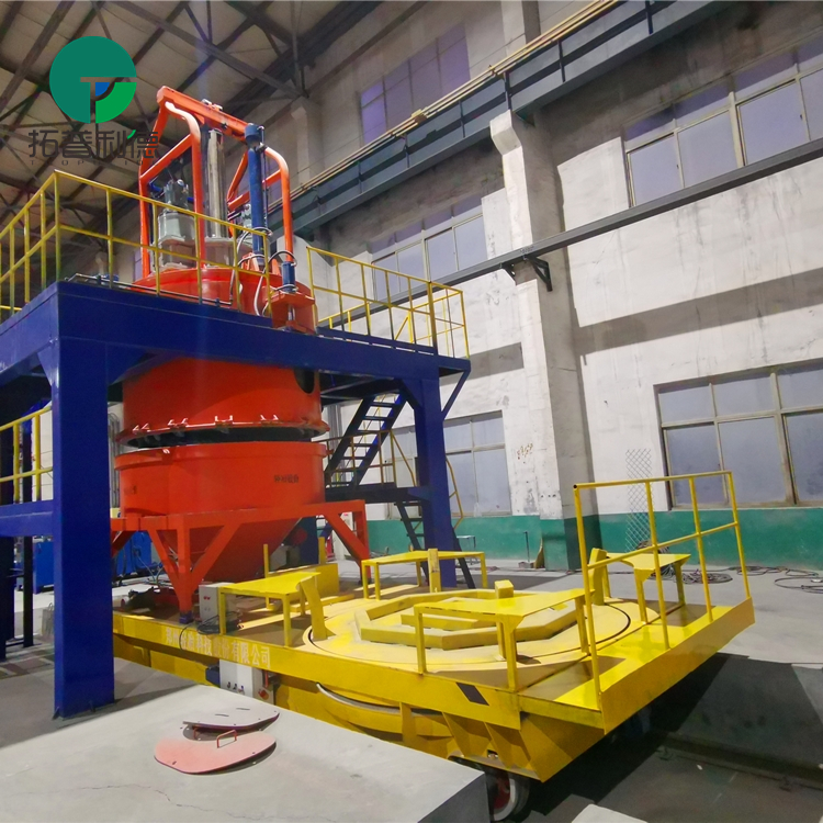 360 Degree Rotation 50-ton Low-voltage railway-powered Transfer Cart Improves Production Efficiency