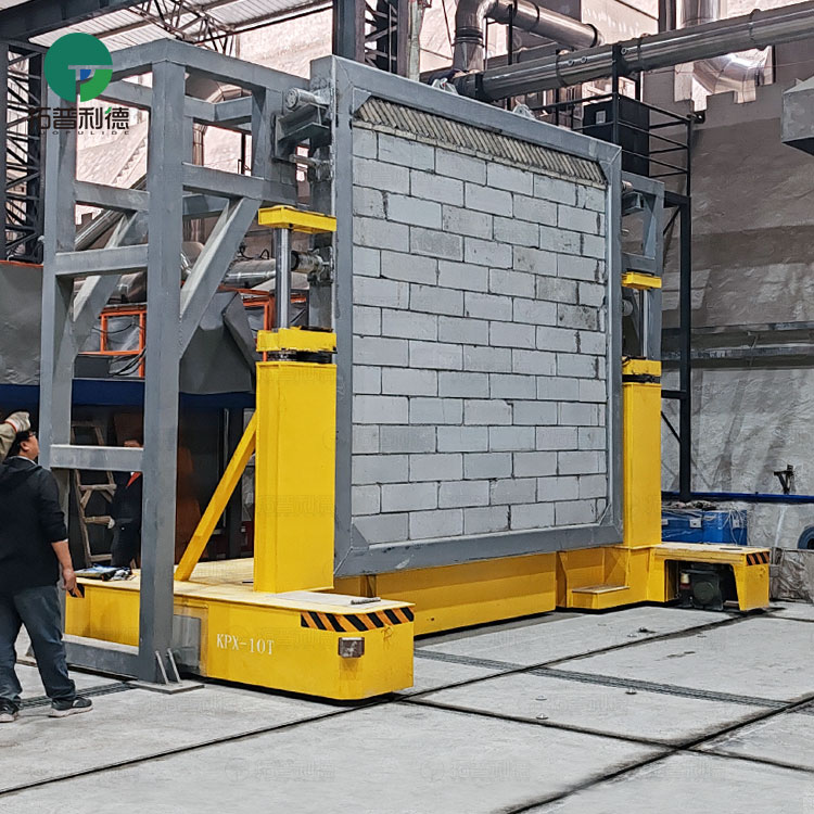 Maintenance-free Battery-powered Rail Transfer Cart Facilitates Precise Handling of High-temperature Furnace Doors