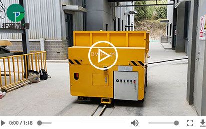 Customized 2 Ton Monorail Automatic Garbage Dumping Vehicle