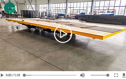 Steerable Retractable Trackless Transfer Cart