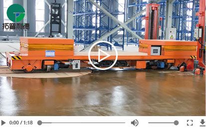 Vertical and Horizontal Movement Lifting Rail Transfer Cart