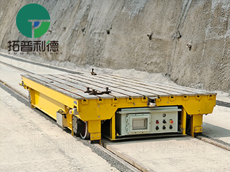 Steering Rail Turntable Cart for Power Plant