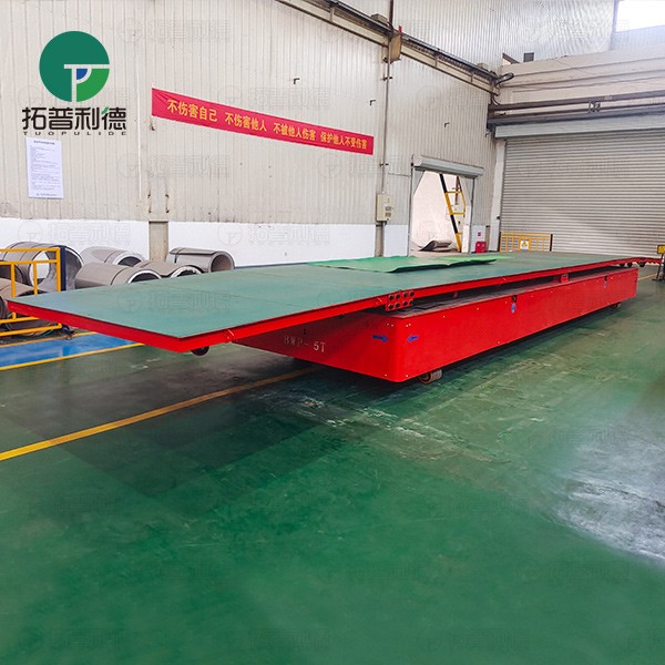 5 Tons Steering Remote Control Trackless Transfer Cart
