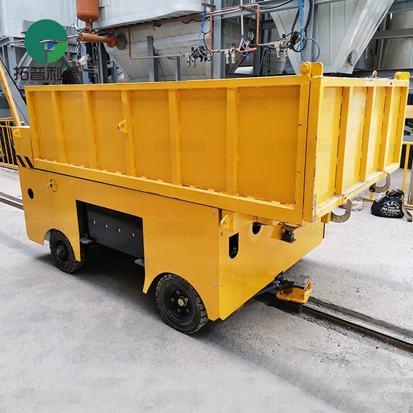 2 Tons Battery Powered Monorail Transfer Cart for Waste Treatment Plants