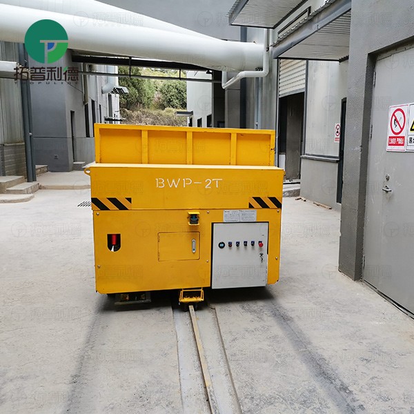 2 Tons Battery Powered Monorail Transfer Cart for Waste Treatment Plants