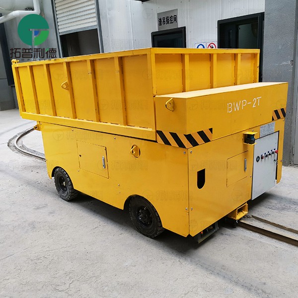 2 Tons Battery Powered Monorail Transfer Cart for Waste Treatment Plants