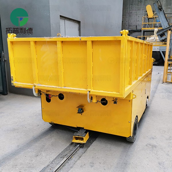 2 Tons Battery Powered Monorail Transfer Cart for Waste Treatment Plants