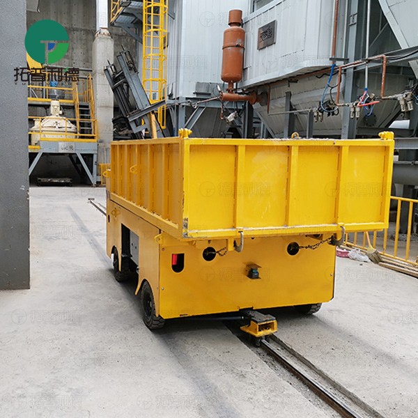 2 Tons Battery Powered Monorail Transfer Cart for Waste Treatment Plants
