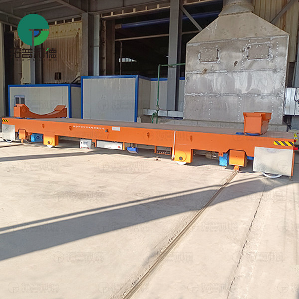 70T Battery Powered Hydraulic Lifting Rail Transfer Cart