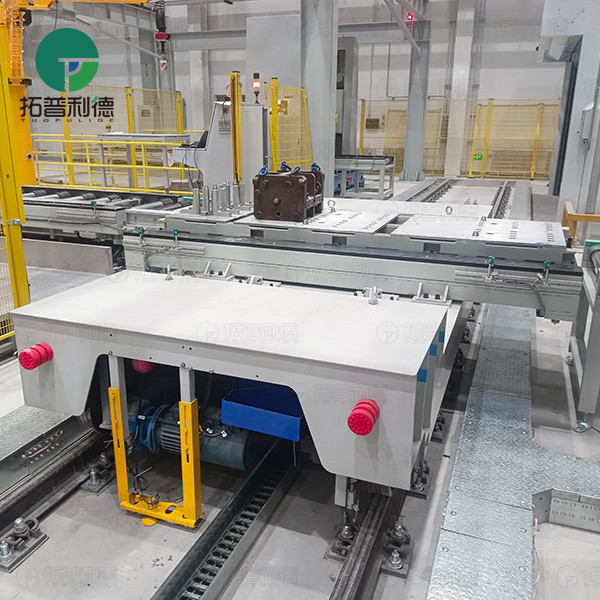 Accurate Docking Mobile Cable Drive Rail Guided Vehicle