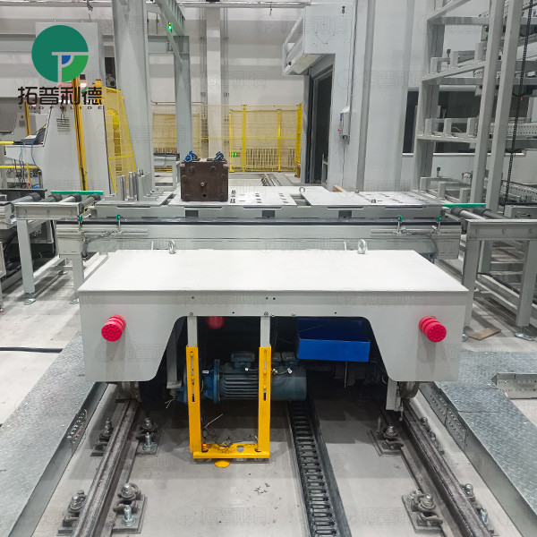Accurate Docking Mobile Cable Drive Rail Guided Vehicle