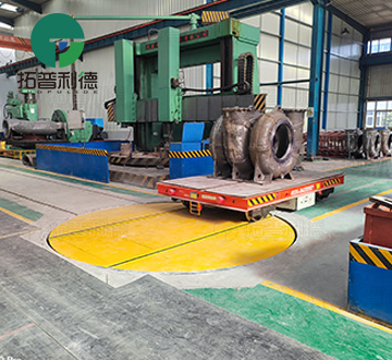 5 Tons Battery Powered Rail Turntable Cart–Efficient Direction Change, Intelligent Handling