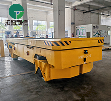 50 Tons Trackless Transfer Cart Boosts Efficient Logistics for Heavy Machinery Manufacturer