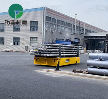 10 Tons Trackless Transfer Cart for Industrial Steel Delivery