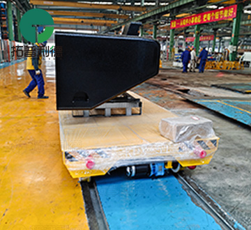 Rail Transfer Cart High Temperature Foundry Heavy Duty Handling Solution