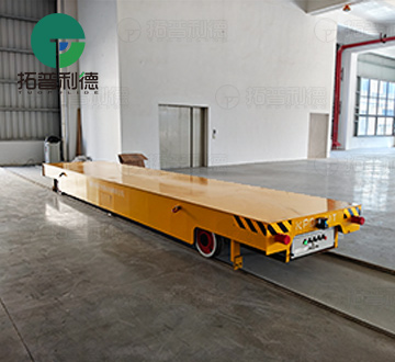 10 ton low voltage rail transfer cart for steel handling