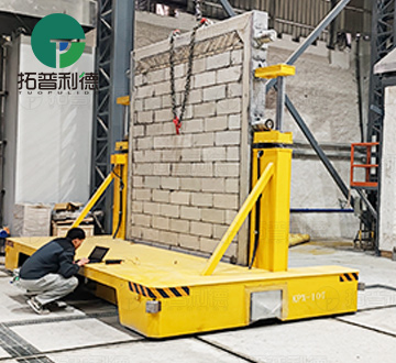 Battery Rail Transfer Cart for High-Temperature Furnace Doors in Steel Plants