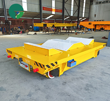 30 Tonne Battery Powered Rail Guided Transfer Cart for Heavy Coils