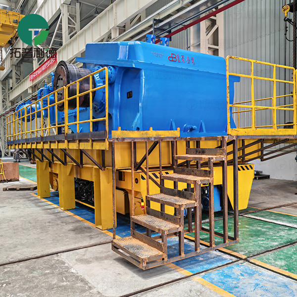 105 Tons Hydraulic Lifting Rail Battery Operated Transfer Cart