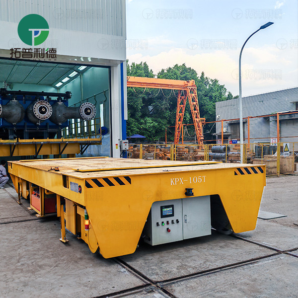 105 Tons Hydraulic Lifting Rail Battery Operated Transfer Cart