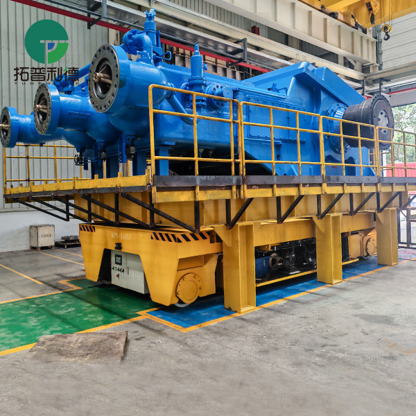 105 Tons Hydraulic Lifting Rail Battery Operated Transfer Cart