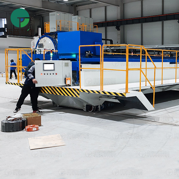 Customized Lifting Electric Rail Transfer Cart for Vacuum Furnace