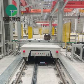 Accurate Docking Mobile Cable Drive Rail Guided Vehicle