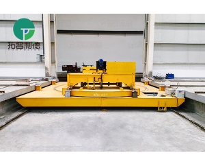 25 Tons Safety Sliding Line Rail Transfer Cart for Mold Handling
