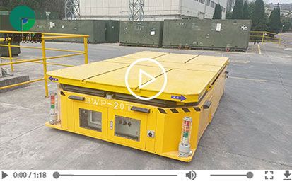 Anti-explosion 20 Tons Trackless Transfer Trolley