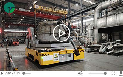 Steerable Battery Operated Hot Melt Water Transfer Cart