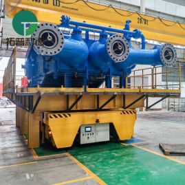 105 Tons Hydraulic Lifting Rail Battery Operated Transfer Cart