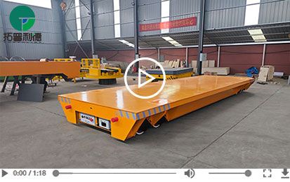 50 Tons Battery Powered Rail Transfer Cart in Workshop